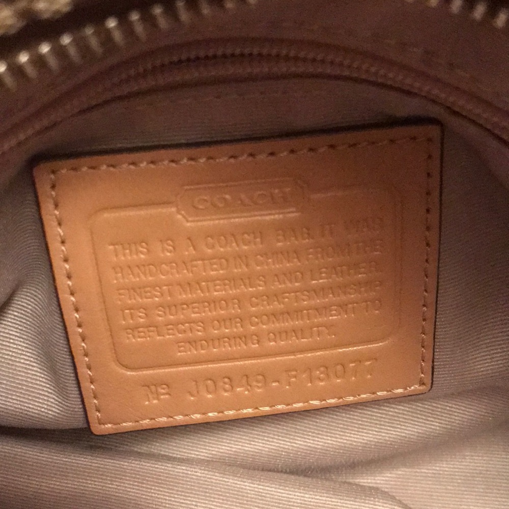 Southampton tote Coach purse - Picture 2 of 8